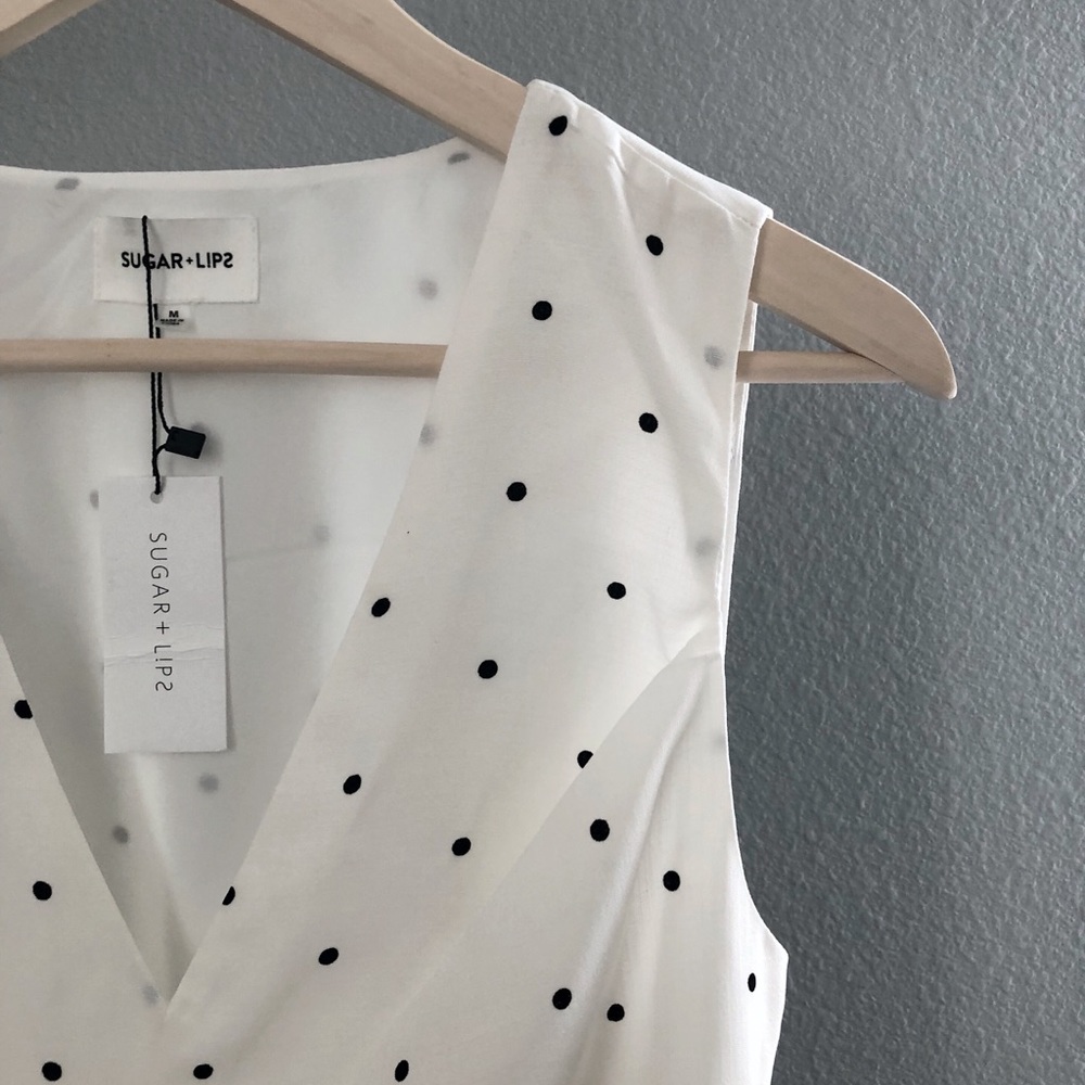 Polka Dot Twist Dress - Picture 8 of 8